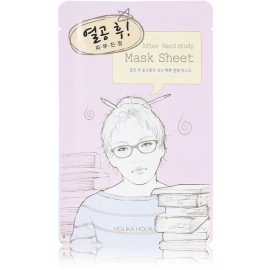 Holika Holika Mask Sheet After Hard Study atkuriamoji lakštinė veido kaukė