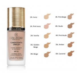 Collistar Unico Foundation Universal Youth Essence SPF 15 atkuriamasis makiažo pagrindas