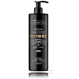 Bielenda Only For Man Barber Edition Refreshing & Cleansing Face Wash Gel гель для мытья лица и бороды