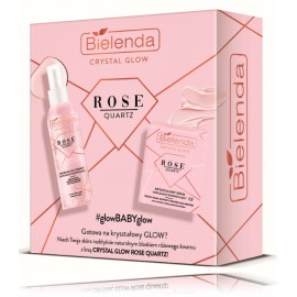 Bielenda Crystal Glow Rose Quartz набор для ухода за лицом для женщин (200 мл спрей + 50 мл крем)