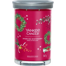 Yankee Candle Signature Tumbler Collection Sparkling Winterberry aromatinė žvakė
