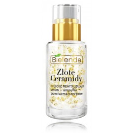 Bielenda Golden Ceramides Deeply Revitalizing Anti-Wrinkle Serum atgaivinantis serumas veidui nuo raukšlių