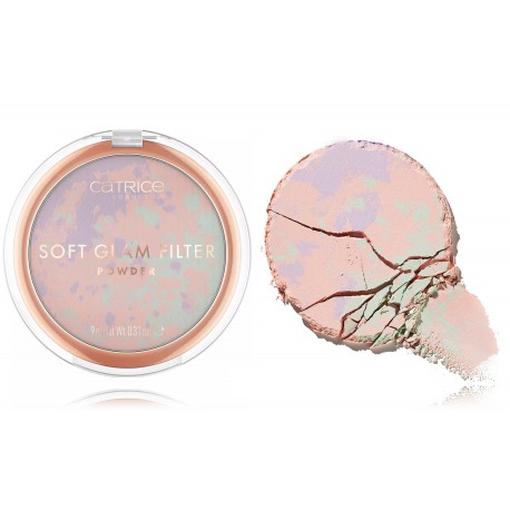 Catrice Soft Glam Filter трехцветная пудра для свежей и чистой кожи