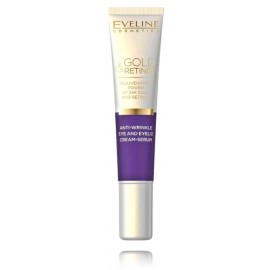 Eveline Gold & Retinol Anti-Wrinkle Eye Cream-Serum