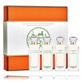 Hermès La Collection Des Parfums-Jardins miniatiūrų rinkinys vyrams ir moterims (4 x 7,5 ml. EDT)