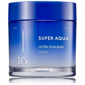 Missha Super Aqua Ultra Hyalron Cream veido kremas su hialurono rūgštimi