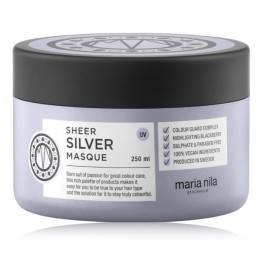 Maria Nila Sheer Silver Mask pilkinanti kaukė šviesiems plaukams