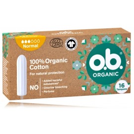 O.B. Organic Super hipoalerginiai higieniniai tamponai