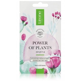 Lirene Power Of Plants Opuntia Soothing Face Sheet Mask glotninanti lakštinė veido kaukė