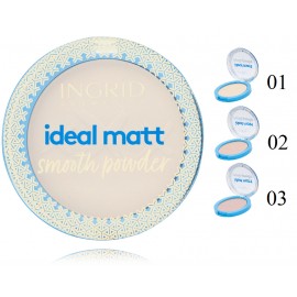 Ingrid Ideal Matt Smooth Powder kompaktinė pudra veidui