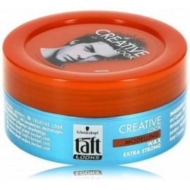 Schwarzkopf Professional Taft Men Creative Look Wax plaukų formavimo vaškas vyrams