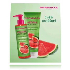 Dermacol Aroma Ritual Fresh Watermelon rinkinys (250 ml. dušo gelis + 250 ml. skystas rankų muilas)