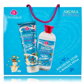 Dermacol Aroma Ritual Winter Dream rinkinys (250 ml. dušo gelis + 500 ml. vonios putos)