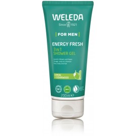 Weleda For Men Energy Fresh 3in1 освежающий гель для душа для мужчин
