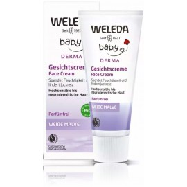 Weleda Baby Derma успокаивающий крем для лица для младенцев