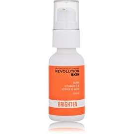 Revolution Skincare Brighten 12,5% Vitamin C & Ferulic Acid šviesinantis antioksidacinis serumas veidui