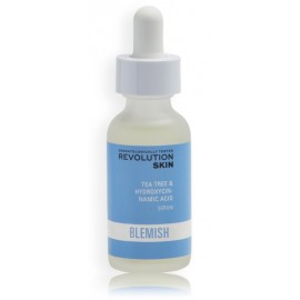 Revolution Skincare Blemish Tea Tree & Hydroxycinnamic Acid serumas riebiai/į spuogus linkusiai veido odai