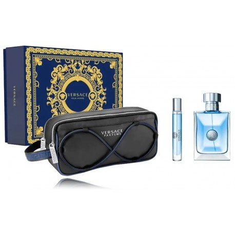 Versace pour Homme набор для мужчин (EDT 100 мл. + EDT 10 мл. + косметичка)