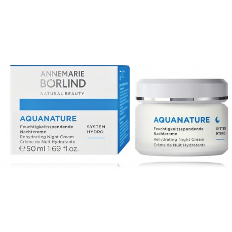 Annemarie Börlind Aqua Nature System Hydro Rehydrating Night Cream niisutav öökreem kuivale/kombineeritud nahale