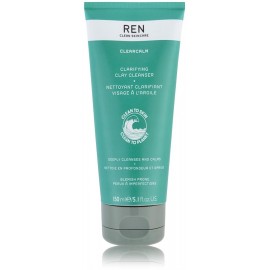 REN Clearcalm Clarifying Clay Cleanser veido prausiklis probleminei odai