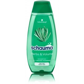Schwarzkopf Professional Schauma Herbs & Volume apimties suteikiantis šampūnas su rozmarino ekstraktu