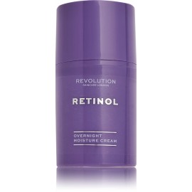 Revolution Skincare Retinol Overnight drėkinamasis naktinis veido kremas su retinoliu