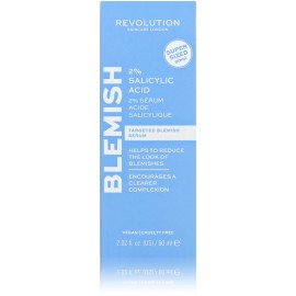 Revolution Skincare Blemish 2% Salicylic Acid veido serumas netobulumų turinčiai odai