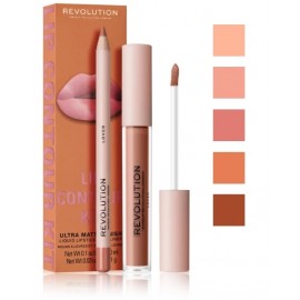 Makeup Revolution Lip Contour Kit huulevärvi - pliiatsi komplekt