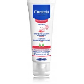 Mustela Bebe Soothing Moisturizing Face Cream drėkinamasis veido kremas kūdikiams