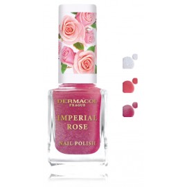 Dermacol Imperial Rose Nail Polish nagų lakas