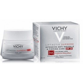 Vichy Liftactiv Supreme HA SPF30 Day Cream stangrinantis dieninis veido kremas nuo raukšlių jautriai odai
