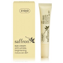 Ziaja Saffron Eye Cream šviesinantis paakių kremas nuo raukšlių