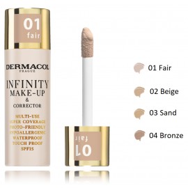 Dermacol Infinity Make-up & Corrector SPF15 meigipõhi - peitekreem