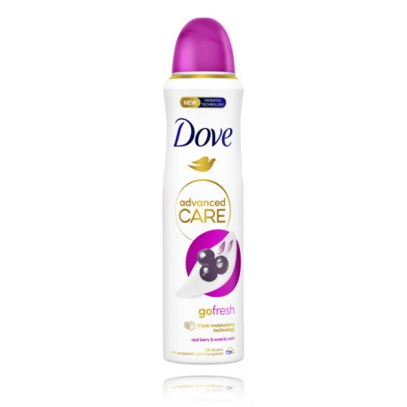 Dove Advanced Care Go Fresh Acai Berry & Waterlily 72h Antiperspirant pihustatav antiperspirant naistele