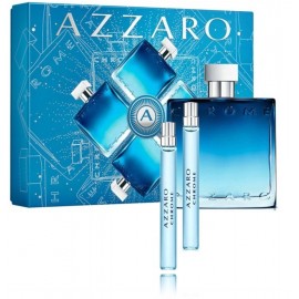 Azzaro Chrome rinkinys vyrams (100 ml. EDP + 10 ml. EDP + 10 ml. EDT)