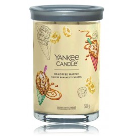 Yankee Candle Signature Tumbler Banoffee Waffle aromatinė žvakė