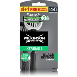 Wilkinson Sword Xtreme 3 Black Edition Comfort vienkartiniai skustuvai vyrams