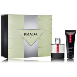 Prada Luna Rossa Carbon набор для мужчин (50 мл. EDT + 75 мл. гель для душа)