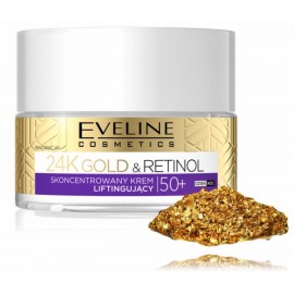 Eveline 24K Gold & Retinol Lifting Face Cream 50+ крем для зрелой кожи лица