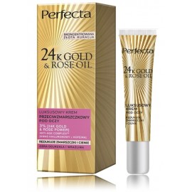 Perfecta 24K Gold & Rose Oil kortsudevastane silmakreem küpsele nahale