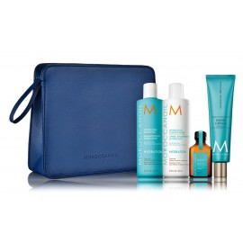 Moroccanoil Luminous Wonders Hydrating набор (кондиционер 250 мл. + шампунь 250 мл. + крем 100 мл. + косметичка)