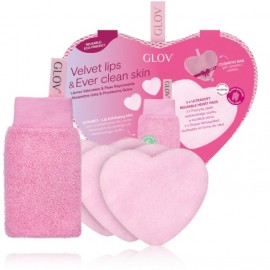 Glov Velvet Lips & Ever Clear Skin Scrubex komplekt