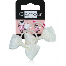 Glamour Style Kids Cream Bow резинки для волос для девочки с лентами