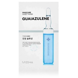 MISSHA Mascure Calming Solution Guaiazulene rahustav/taastav lehtmask
