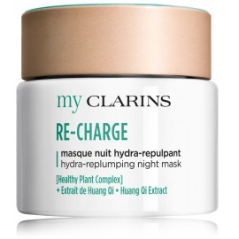 Clarins Re-Charge Hydra-Replumping Night Mask öine näomask