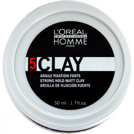 L'oreal Professionnel Homme Clay Fixation моделирующая паста для мужчин 50 мл.