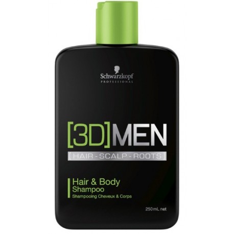 Schwarzkopf Professional 3D Mension Hair & Body Shampoo šampoon kehale ja juustele