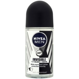 Nivea Men Invisible Black & White rull-antiperspirant meestele 50 ml