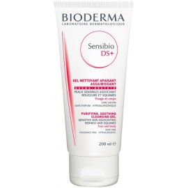 BIODERMA Sensibio DS+ näopesugeel tundlikule/punetavale/ketendavale nahale 200 ml