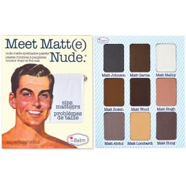 The Balm Meet Matt(e) Nude Eyeshadow Palette lauvärvipalett 25,5 g